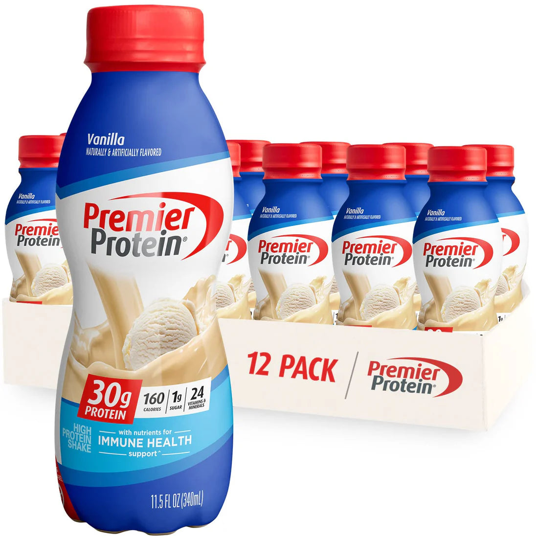 Ultra Protein Shake (12 Pack) – 30g Protein, Only 1g Sugar – Delicious & Low Carb!