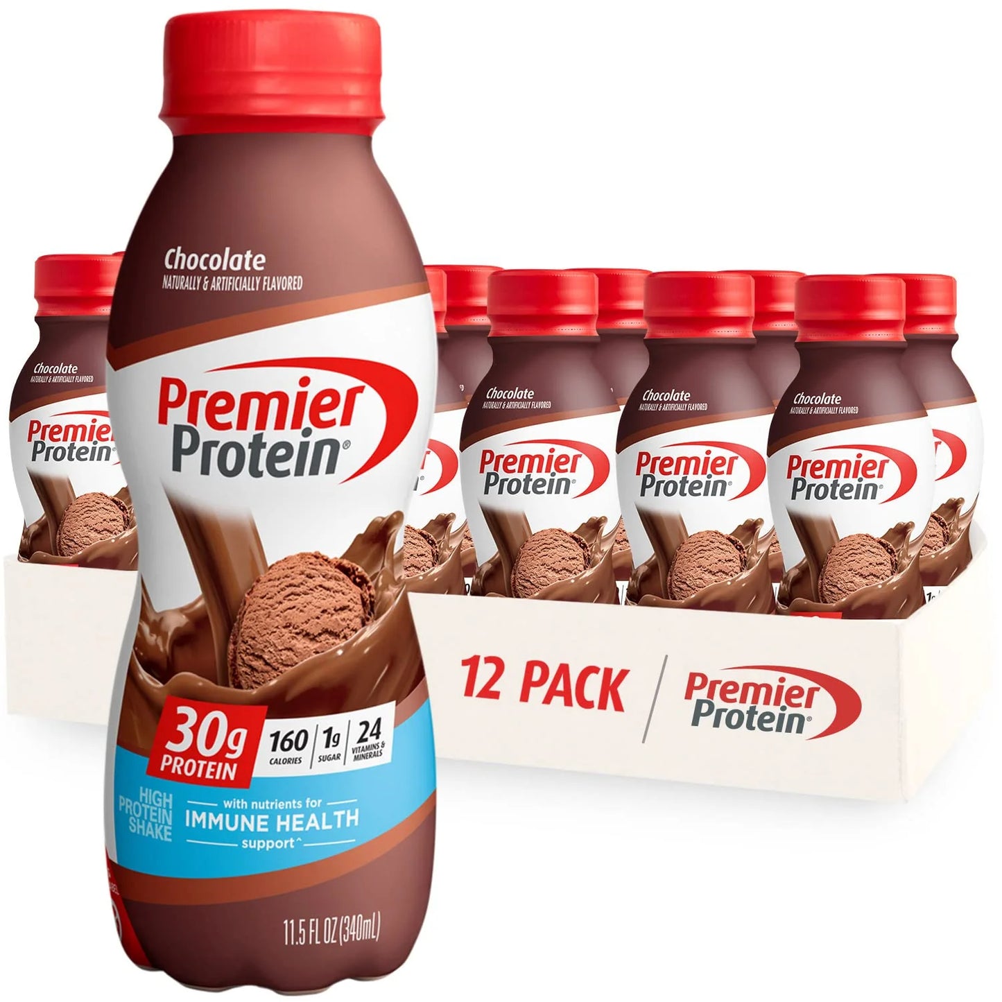 Ultra Protein Shake (12 Pack) – 30g Protein, Only 1g Sugar – Delicious & Low Carb!