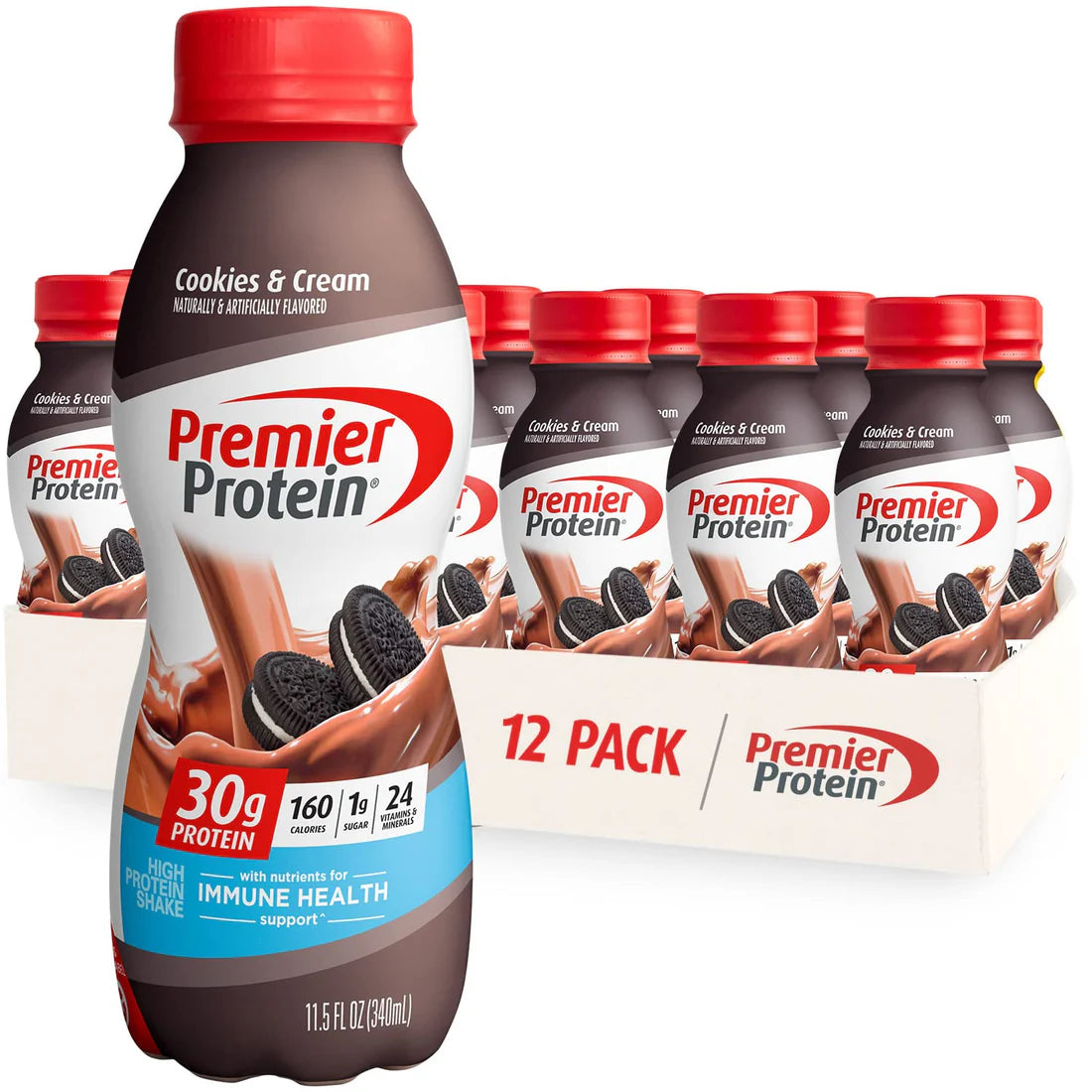 Ultra Protein Shake (12 Pack) – 30g Protein, Only 1g Sugar – Delicious & Low Carb!